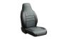 Fia Leatherlite Simulated Leather Universal Fit Gray/Black Front Seat Covers - Fia SL63-2 GRAY