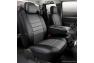 Fia Leatherlite Simulated Leather Custom Fit Gray/Black Front Seat Covers - Fia SL67-81 GRAY