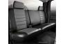 Fia Leatherlite Simulated Leather Custom Fit Gray/Black Rear Seat Cover - Fia SL62-51 GRAY