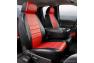 Fia Leatherlite Simulated Leather Custom Fit Red/Black Front Seat Covers - Fia SL69-28 RED
