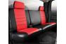 Fia Leatherlite Simulated Leather Custom Fit Red/Black Rear Seat Cover - Fia SL62-32 RED