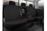 Fia Seat Protector Poly-Cotton Custom Fit Black Rear Seat Cover - Fia SP82-52 BLACK