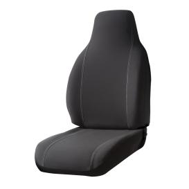 Fia Seat Protector Poly-Cotton Universal Fit Black Front Seat Covers