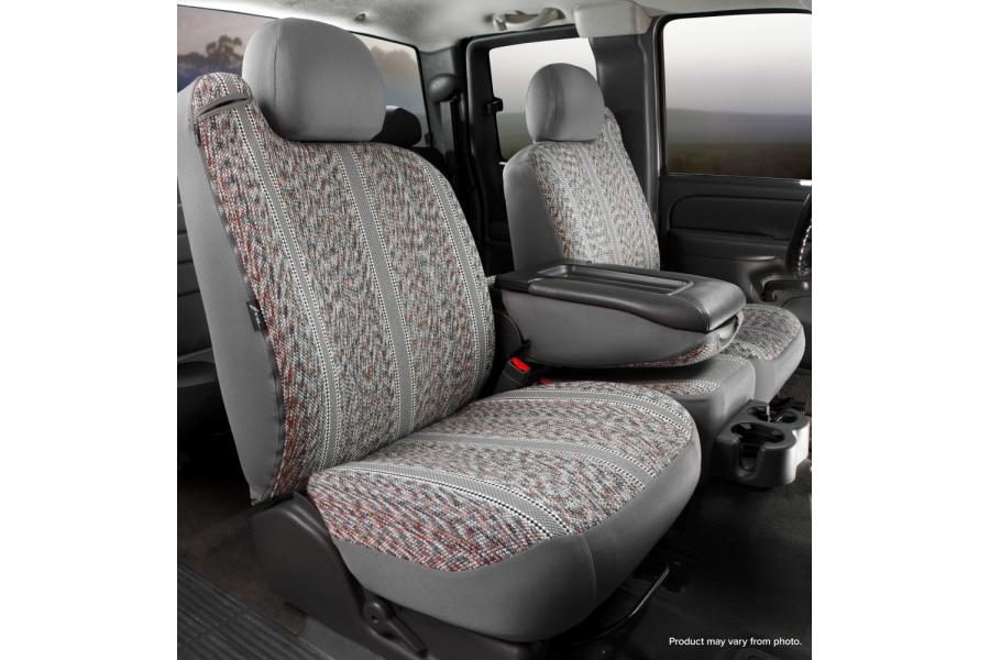 Saddle Blanket FIA TRS49-76 Gray Custom Fit Front Seat Cover Bucket Seats Solid Gray 