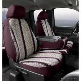 Fia Wrangler Saddle Blanket Custom Fit Wine Front Seat Covers