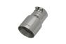 Flowmaster Exhaust Tip - 4.00 in. Angle Cut Polished SS Fits 3.00 in. Tubing - Clamp on - Flowmaster 15377