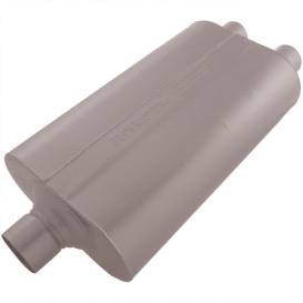   Flowmaster Super 50 Muffler - 2.50 Center In / 2.25 Dual Out - Mild Sound