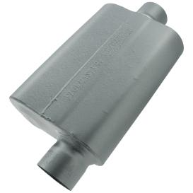   Flowmaster 40 Delta Muffler 409S - 3.00 Offset In / 3.00 Center Out - Aggressive Sound