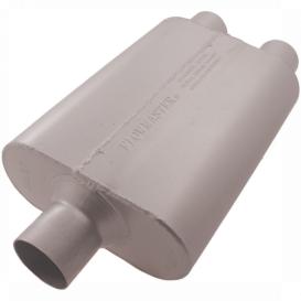   Flowmaster 40 Delta Flow Muffler - 2.50 Center In / 2.50 Dual Out - Aggressive Sound