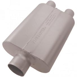   Flowmaster 40 Delta Flow Muffler - 3.00 Center In / 2.25 Dual Out - Aggressive Sound