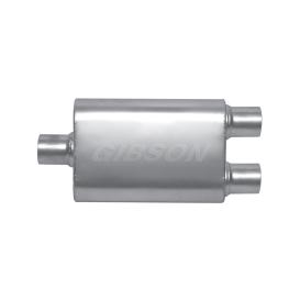 Gibson MWA Superflow Stainless Steel Oval Exhaust Muffler (Inlet 3", Outlet 3", Length 20")