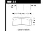 Hawk HPS Street Brake Pads - Hawk HB128F.505