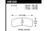 Hawk DTC-80 Brembo 28mm Race Brake Pads - Hawk HB130Q1.097