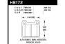 Hawk PC Rear Brake Pads - Hawk HB172Z.595