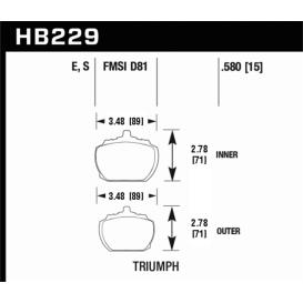 Blue 9012 Front Motorsports Brake Pads