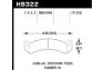 Hawk SuperDuty Front Brake Pads - Hawk HB322P.717