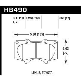 HP Plus Front Brake Pads