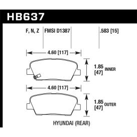 PC Rear Brake Pads