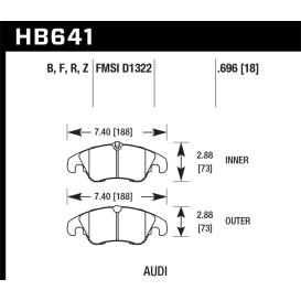 Hawk HPS 5.0 Front Brake Pads