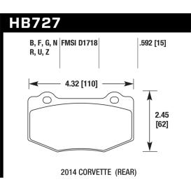 DTC-30 Rear Motorsports Brake Pads