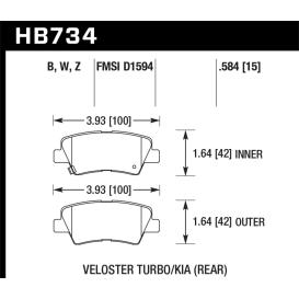 DTC-30 Rear Motorsports Brake Pads
