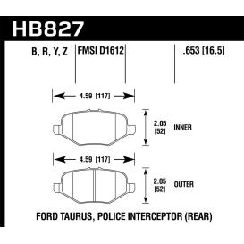 HPS 5.0 Rear Brake Pads