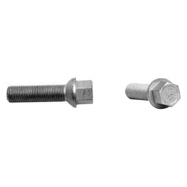 H&R VW / Audi Ball 31mm Thread Length Silver Wheel Lug Bolt - Each