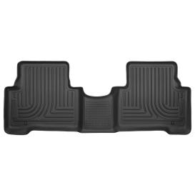 2013-2018 Hyundai Santa Fe Husky Liners WeatherBeater 2nd Row Black Floor Liners