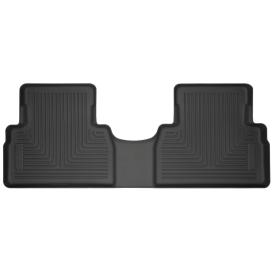 2019-2020 Hyundai Santa Fe Husky Liners WeatherBeater 2nd Row Black Floor Liners