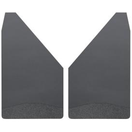 14" Universal Front or Rear Mud Flaps - Black Weight