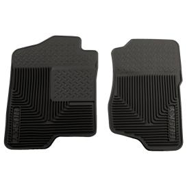 Husky Liners Heavy Duty 1st Row Black Floor Liners