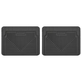 Husky Liners Heavy Duty 2nd or 3rd Row Black Floor Liners