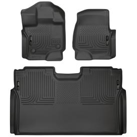 WeatherBeater 1st & 2nd Row Black Floor Liners