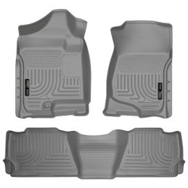 Husky Liners WeatherBeater 1st & 2nd Row Grey Floor Liners