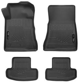 Husky Liners WeatherBeater 1st & 2nd Row Black Floor Liners