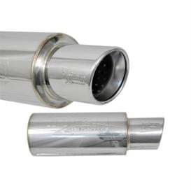 SES Series 76mm Muffler w/ Polished Tip