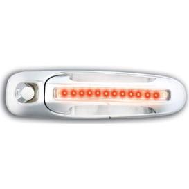 IPCW Red LED/Clear Lens Front Chrome LED Door Handle