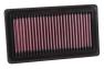 K&N Replacement Panel Air Filter - K&N 33-3046