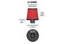 AEM Tapered Conical DryFlow Air Filter - AEM 21-203DK