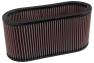 K&N Oval Oval Air Filter - K&N E-3676