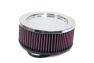 K&N Round Universal Clamp-On Air Filter - K&N RA-098V