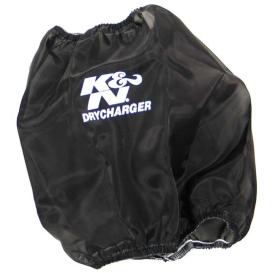 K&N Black Oval Tapered Drycharger Air Filter Wrap
