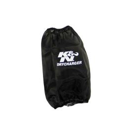 K&N Black Oval Tapered Drycharger Air Filter Wrap