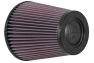K&N Round Tapered Universal Air Filter - Carbon Fiber Top - K&N RP-5101