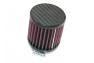 K&N Round Universal Air Filter - Carbon Fiber Top - K&N RP-5164