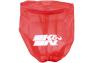 K&N Red Round Reverse Tapered Drycharger Air Filter Wrap - K&N RX-3810DR