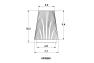 Spectre Round Tapered Conical Filter - Spectre HPR0881K