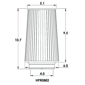 Spectre Round Tapered Conical Filter