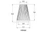 Spectre Tapered Conical Filter - Spectre HPR9605K