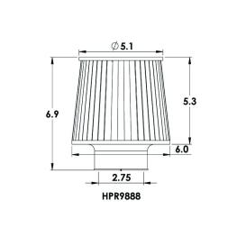 Spectre Tapered Conical Filter